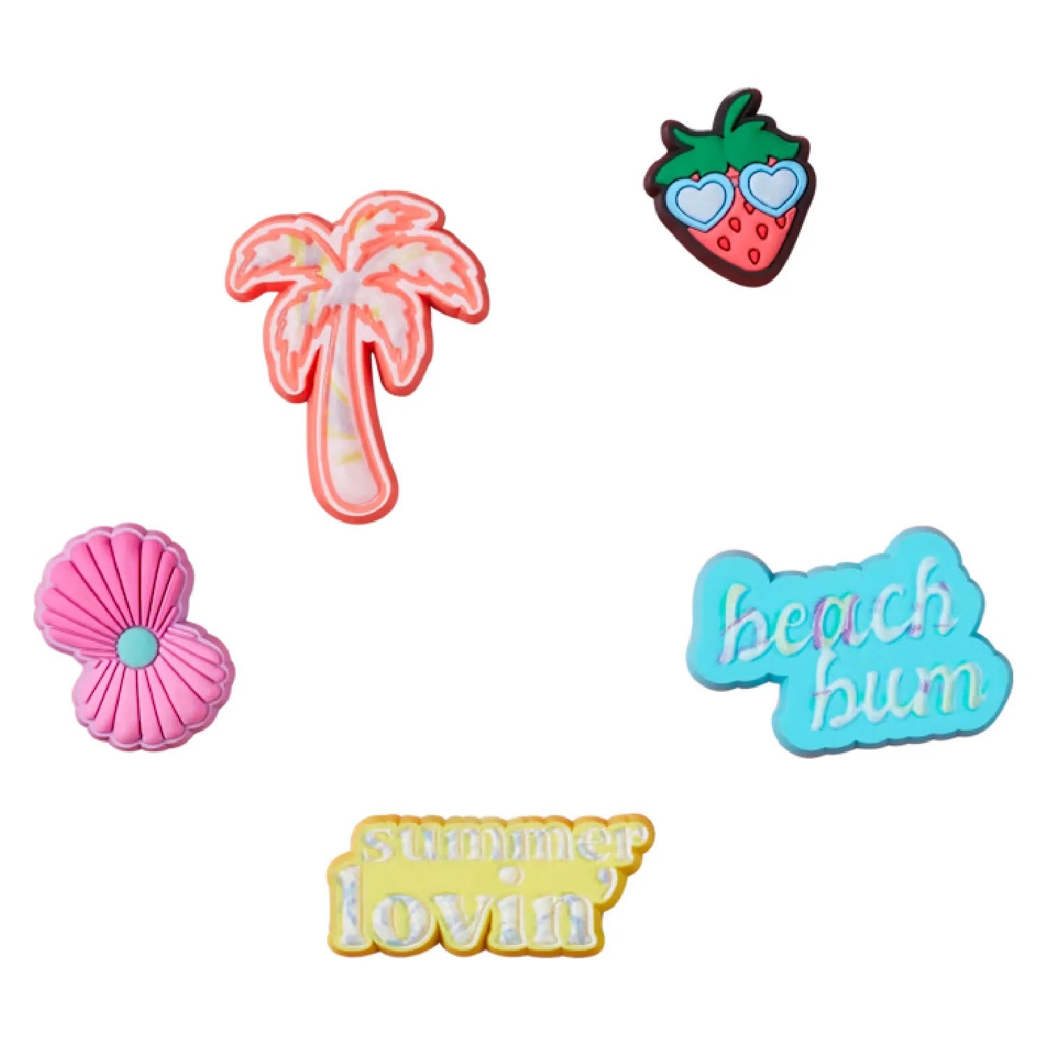 Jibbitz Summer Lovin Sandal Backer 5 Pack