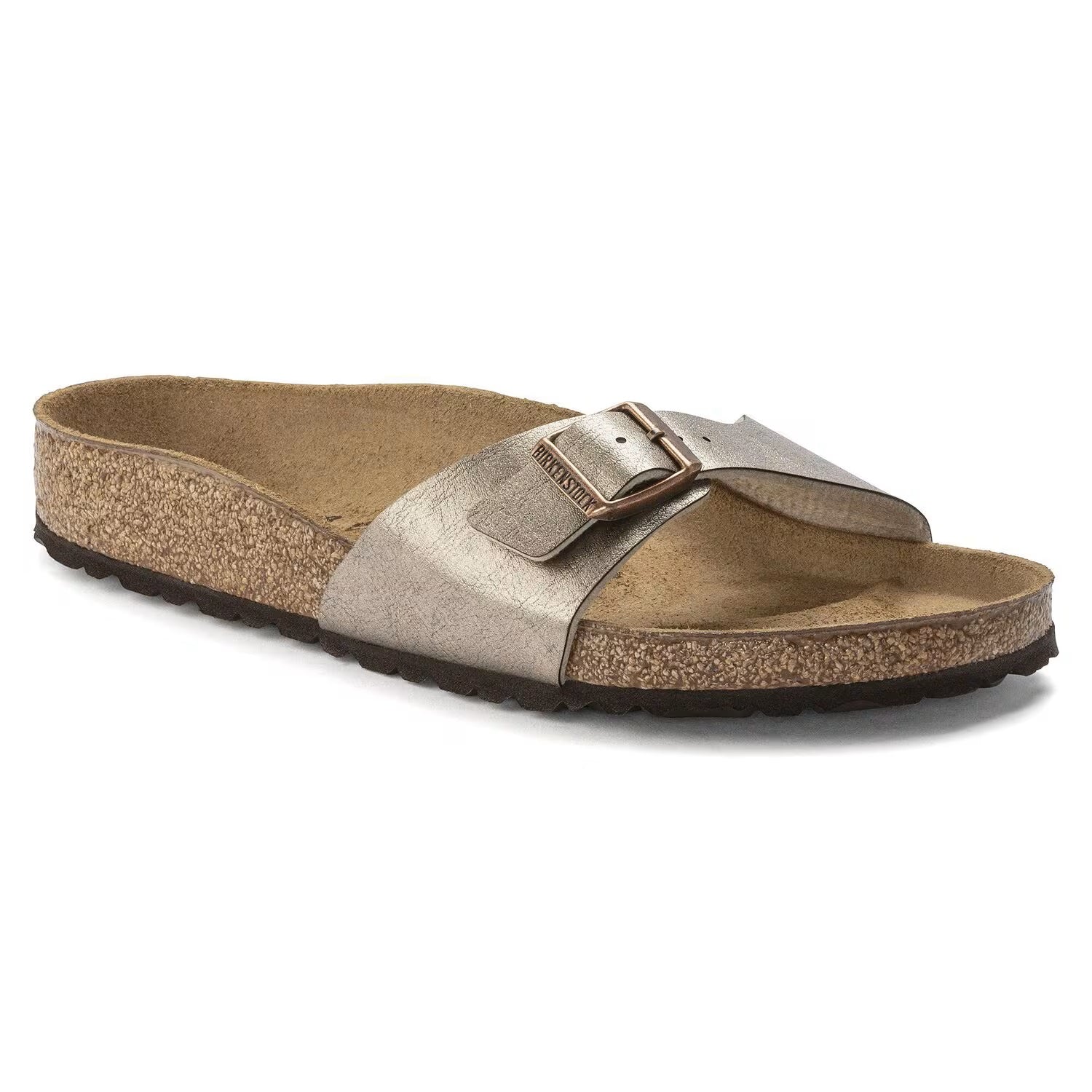 Birkenstock Unisex Madrid Birko-Flor Narrow Taupe