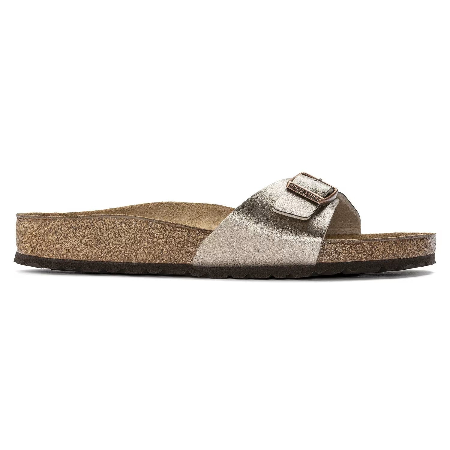 Birkenstock Unisex Madrid Birko-Flor Narrow Taupe