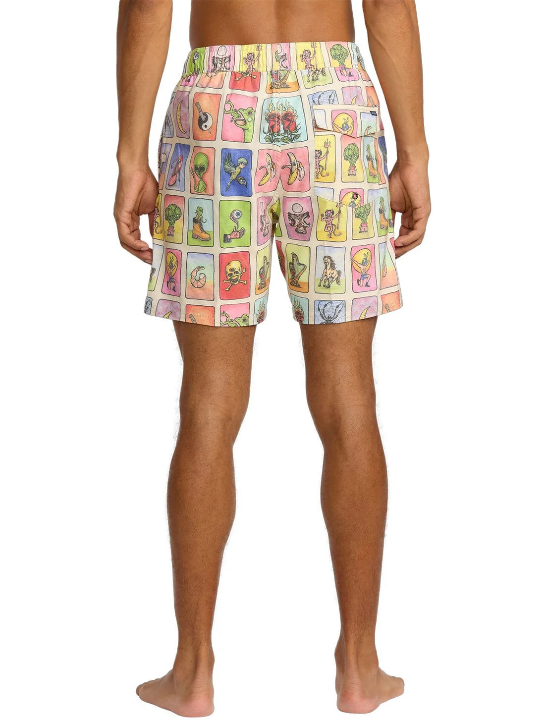 RVCA Mens Loteria Elastic 17" Boardshort