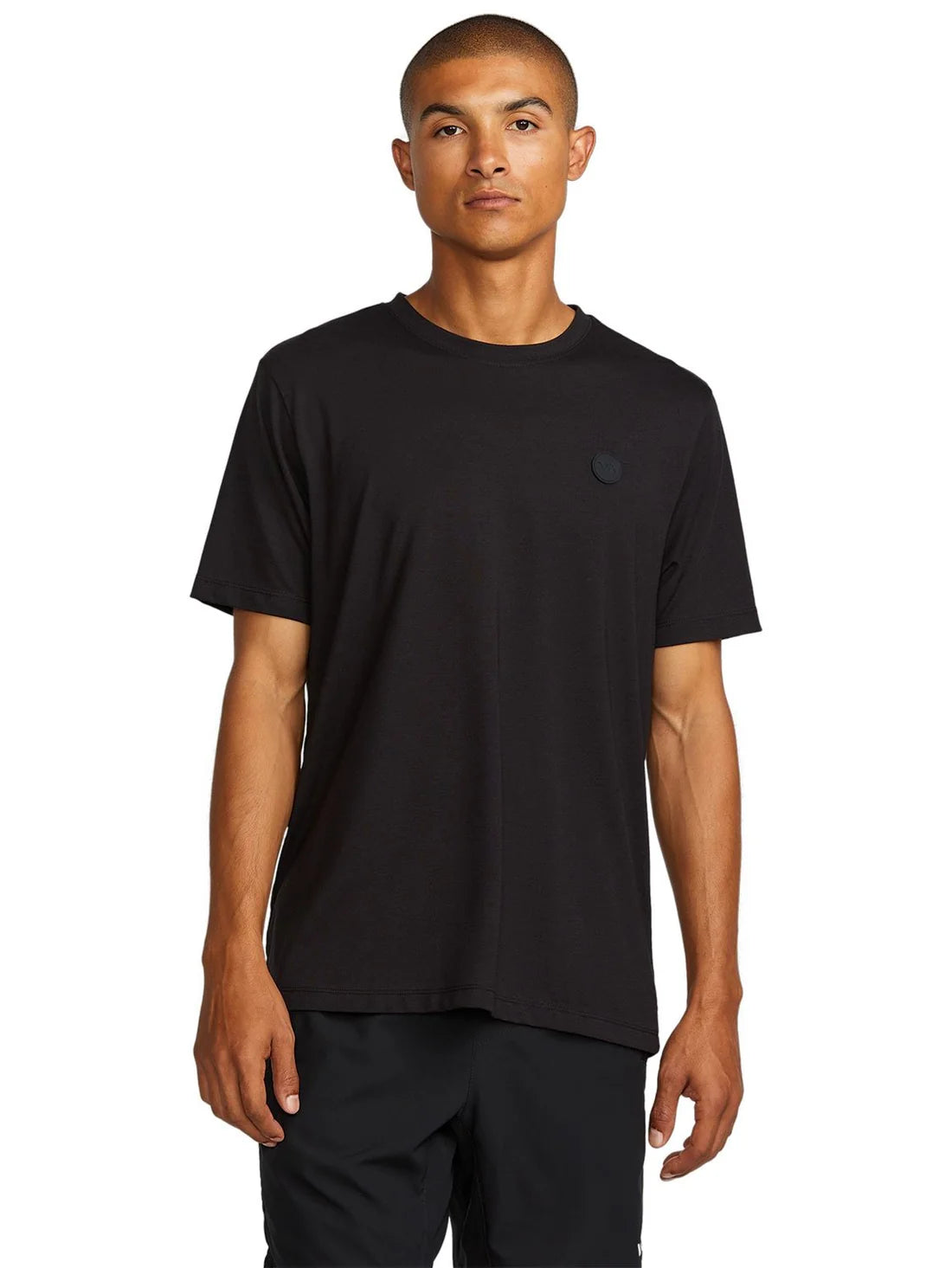 RVCA Mens VA Icon Ss Tee Black