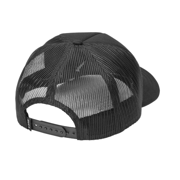 RVCA Mens Service Foamy Trucker 2 Cap Black