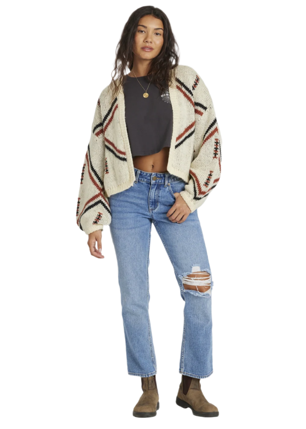 Sisstr Womens Ibiza Islander Sweater Sea Salt