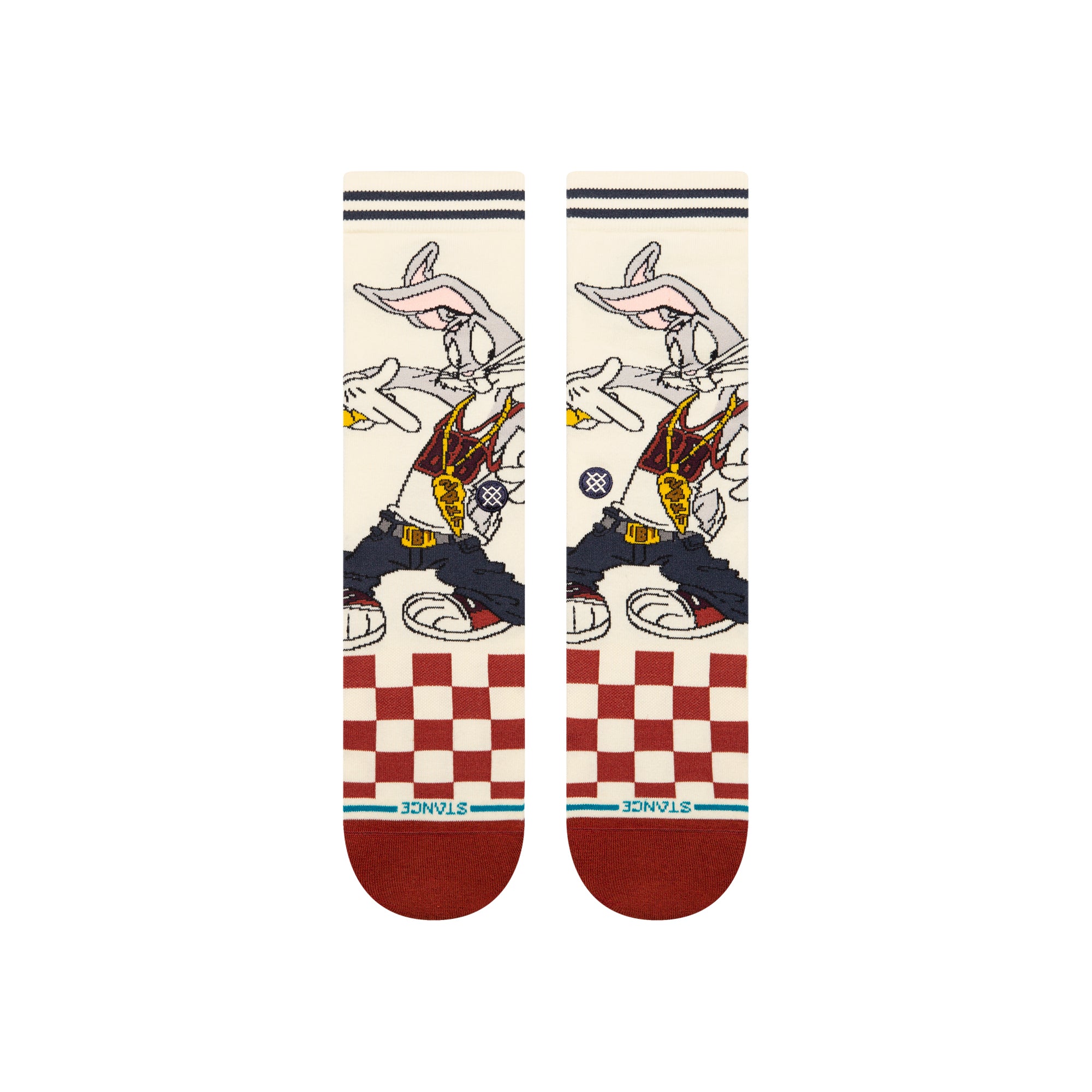 Stance Unisex Bugs Crew Vintage White