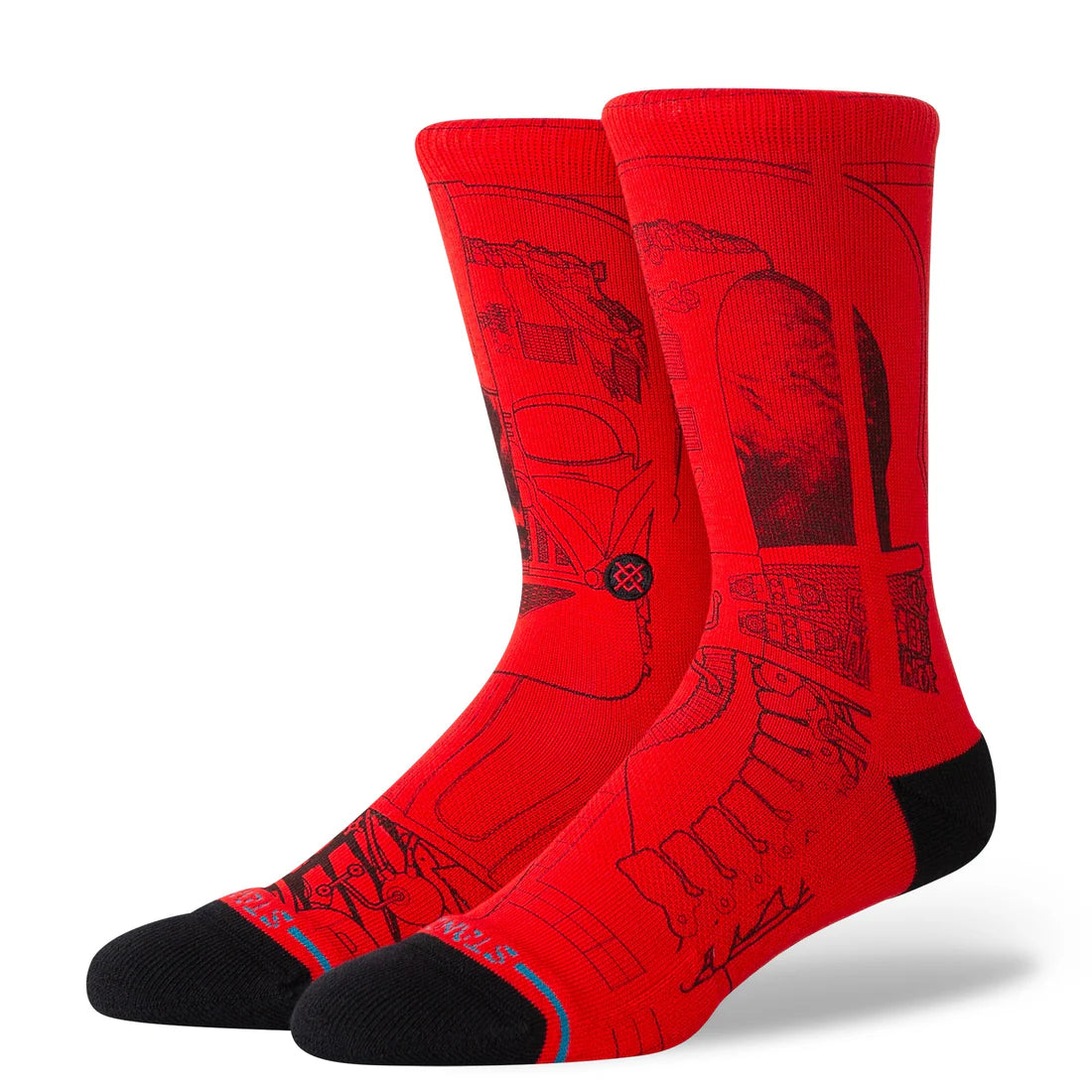 Stance Unisex Vader Star Wars Socks Red