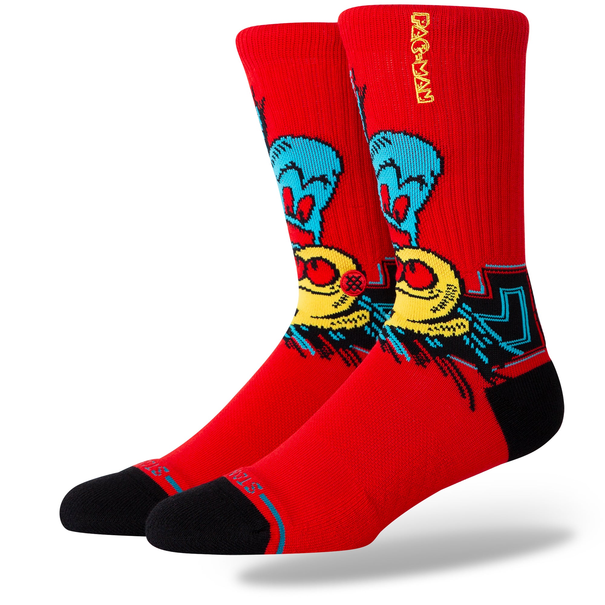 Stance x Pac Man Unisex Waka Waka Waka Red