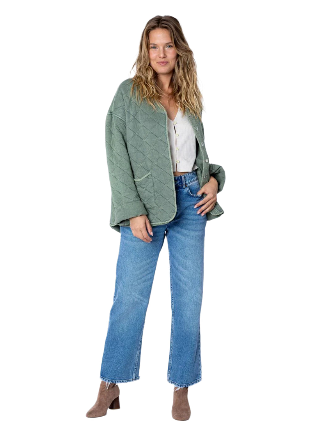 Amuse Womens Campout Reversible Jacket Fatigue