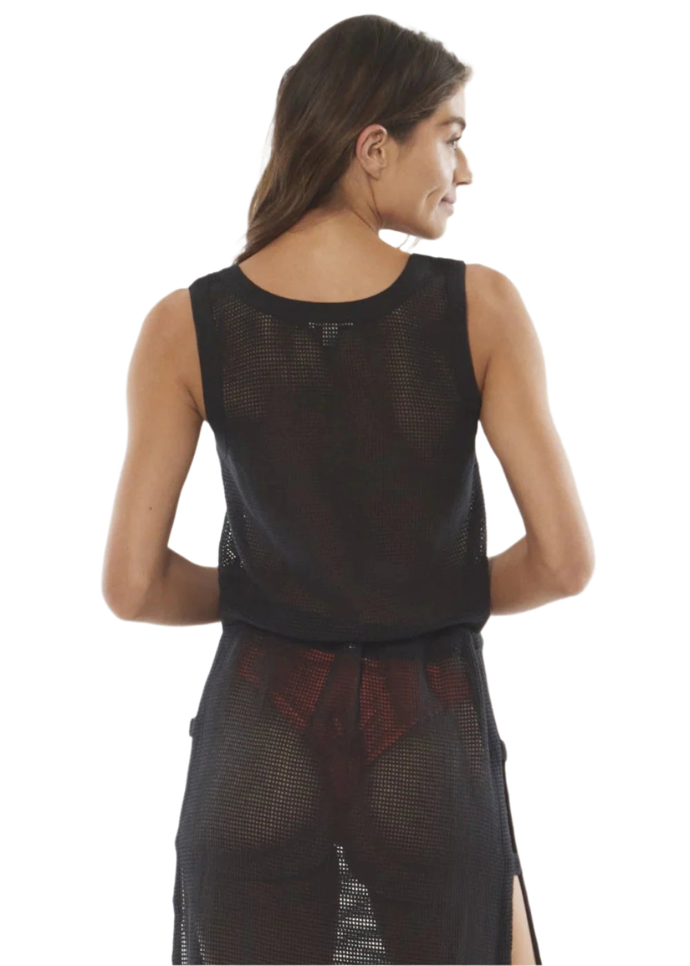 Amuse Sweet Thing Knit Tank Black