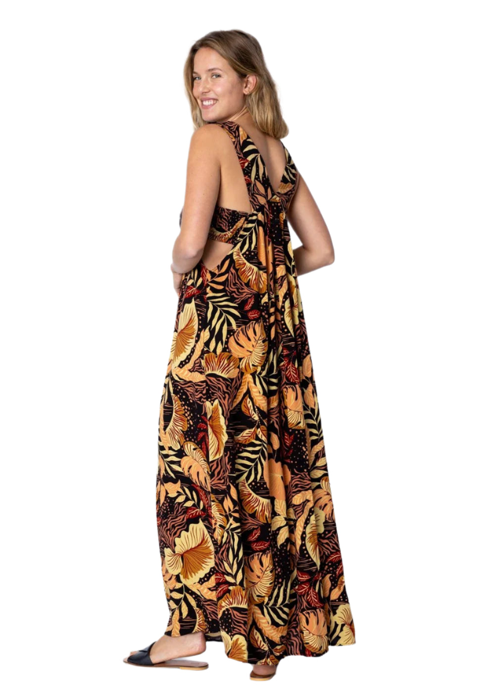 Amuse Womens Fascination Woven Tank Dress Black