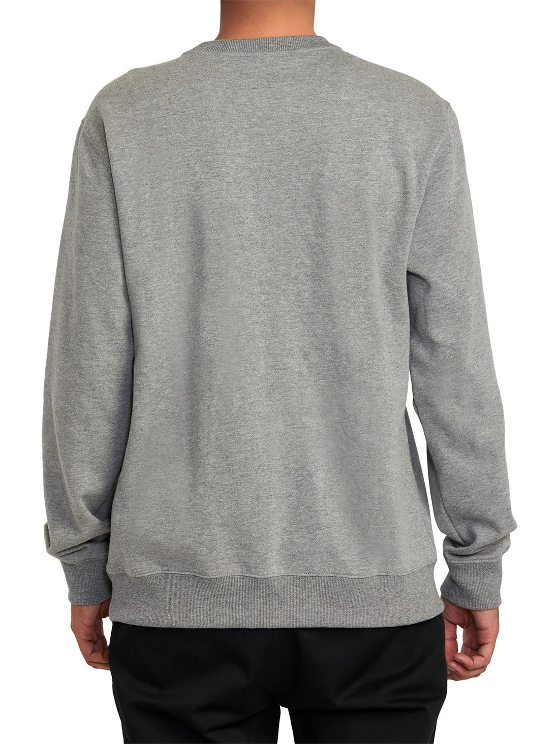 RVCA Mens Big RVCA Crew Athletic Heather