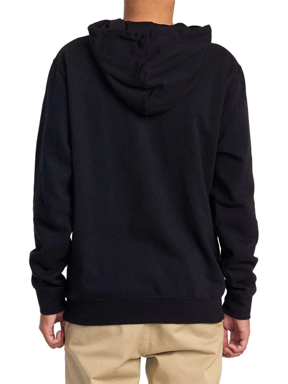 RVCA Mens Big RVCA Hoodie Black