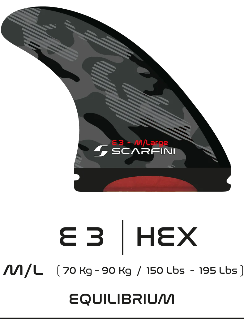 Scarfini E-3 Equilibrium Thruster Fin Set