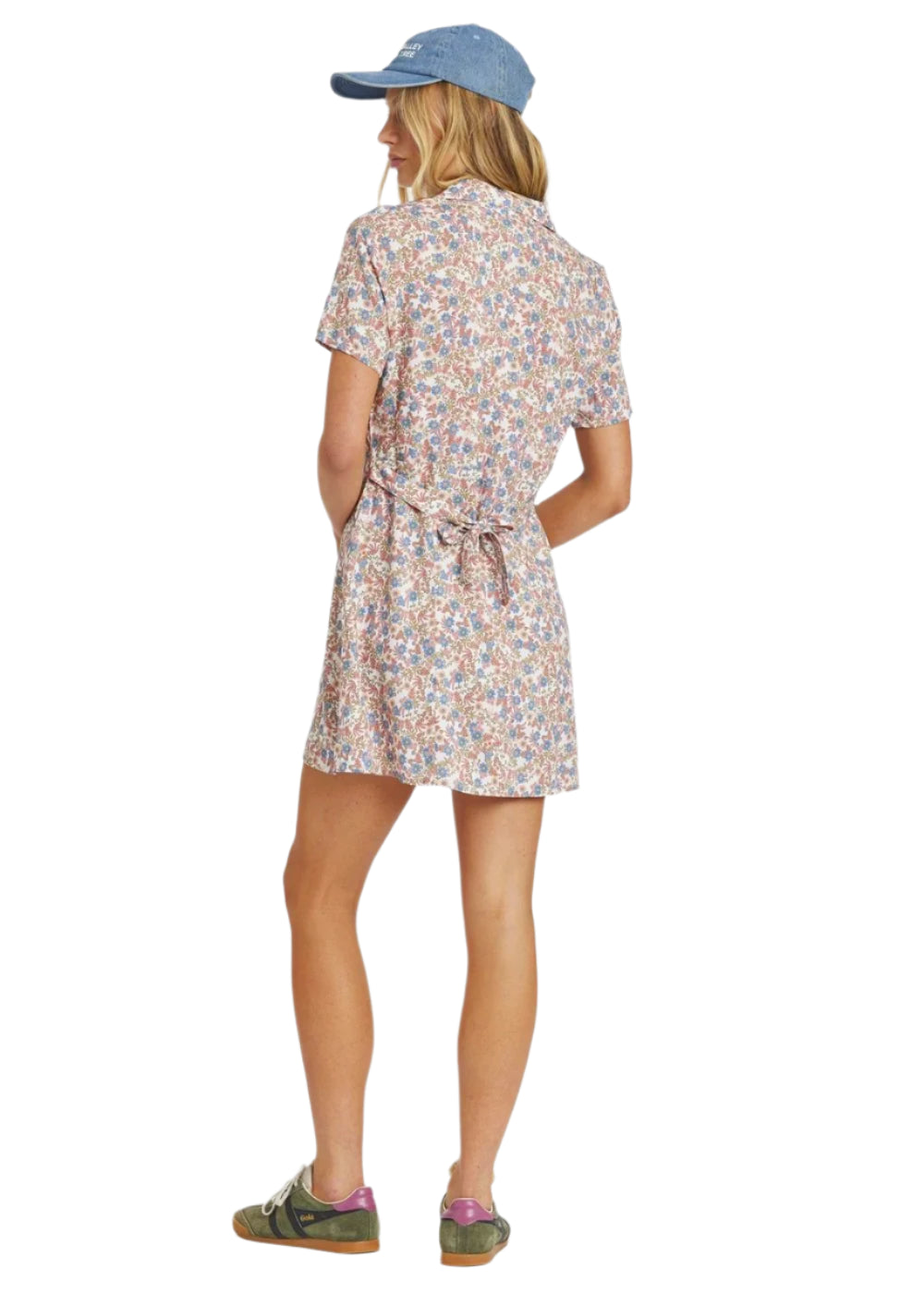 Sisstr Womens Feeling Happy Ss Woven Dress Salt