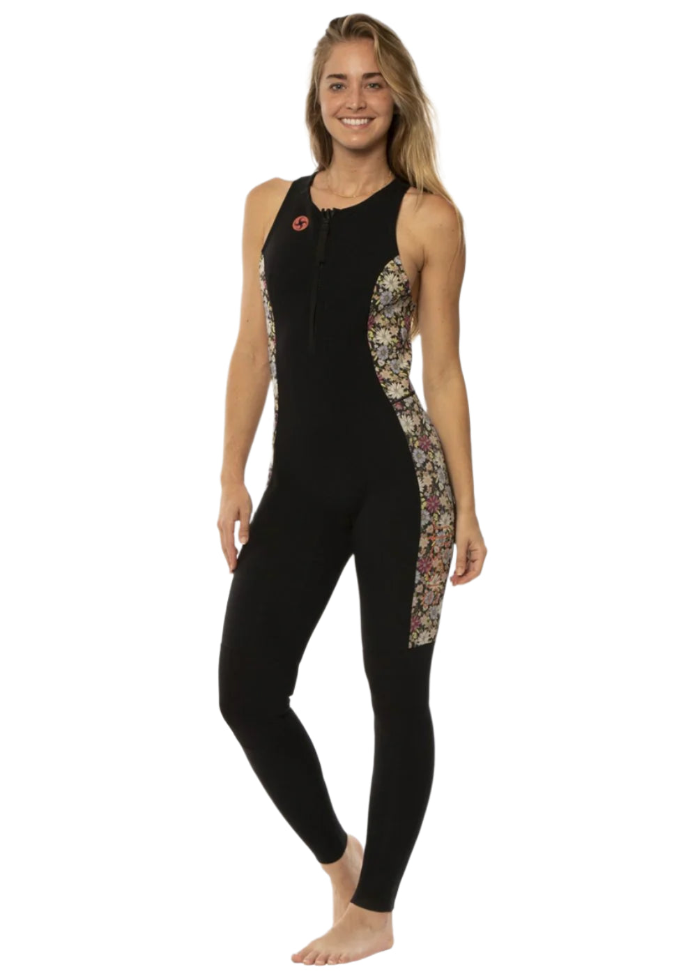 Sisstr Womens 2-2 Long Jane Zip Front Black