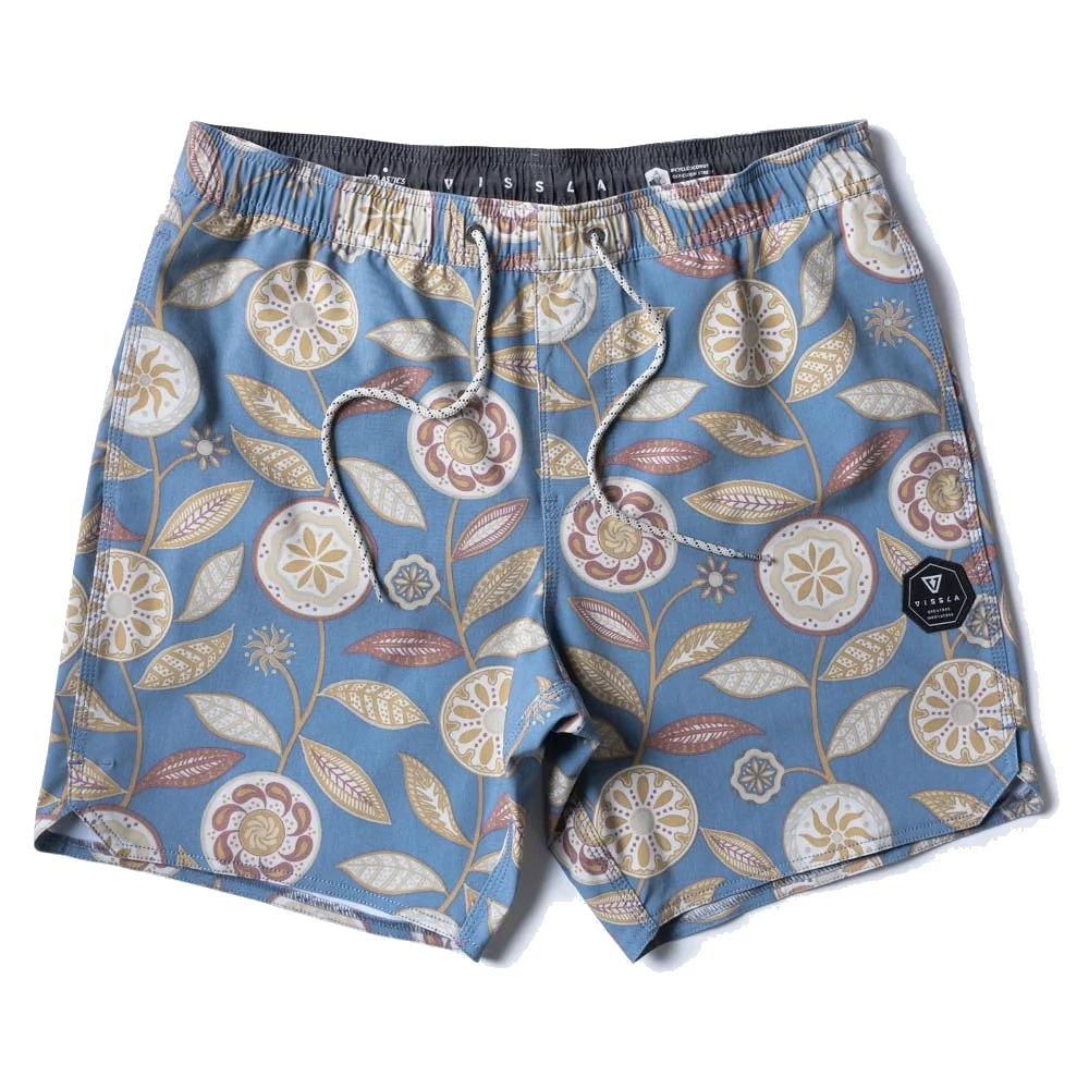 Vissla Mens Medallions 16.5" Ecolastic Dark Denim