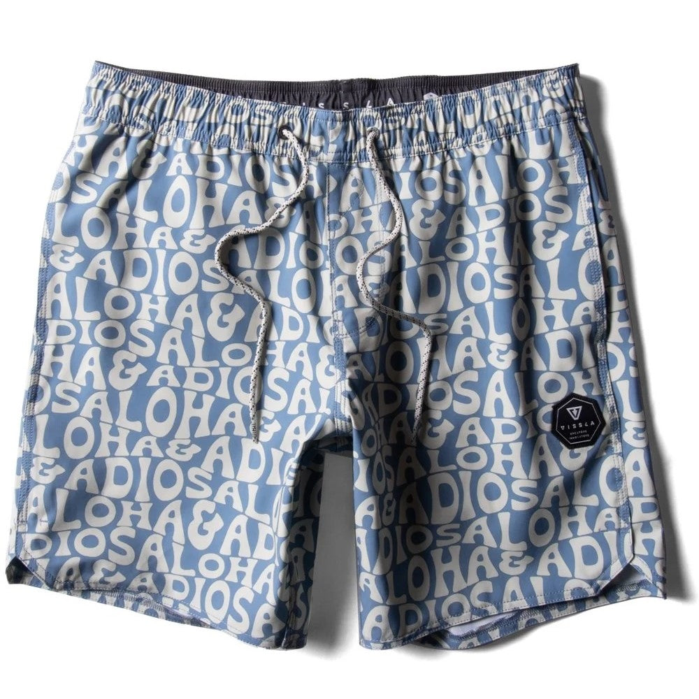 Vissla Mens 16.5" Aloha Adios Ecolastic Boardshort