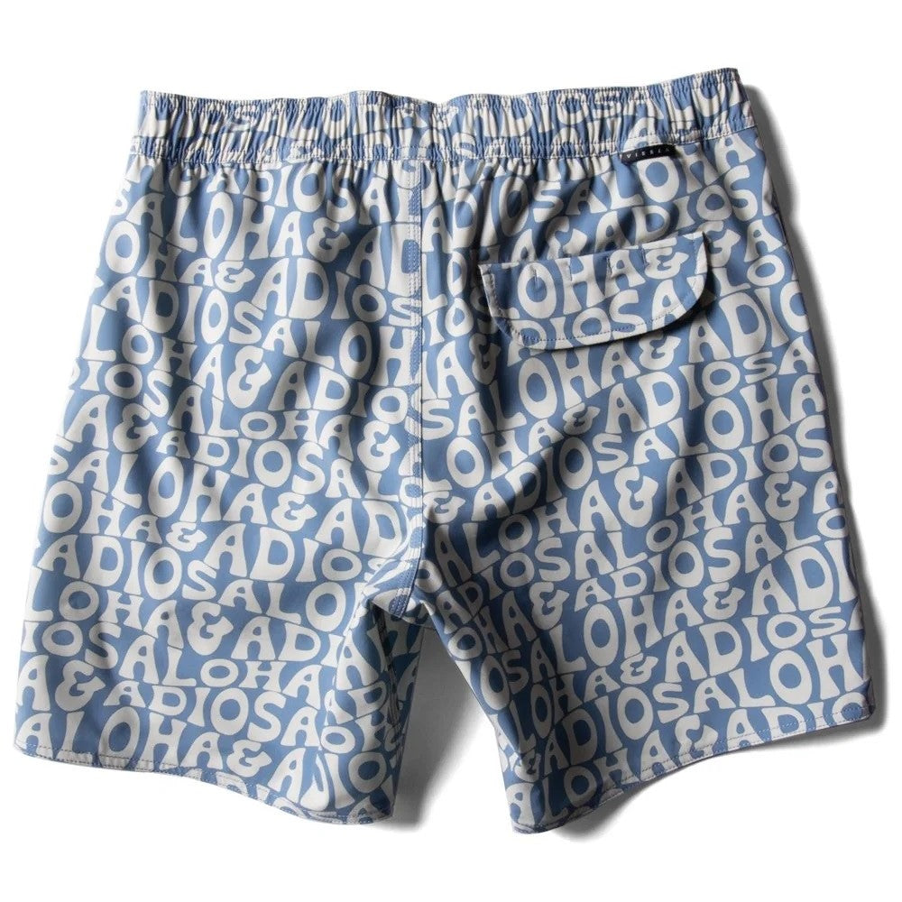 Vissla Mens 16.5" Aloha Adios Ecolastic Boardshort