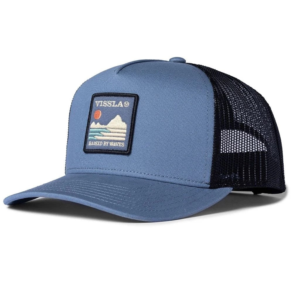 Vissla Mens Solid Sets Trucker Hat Slate