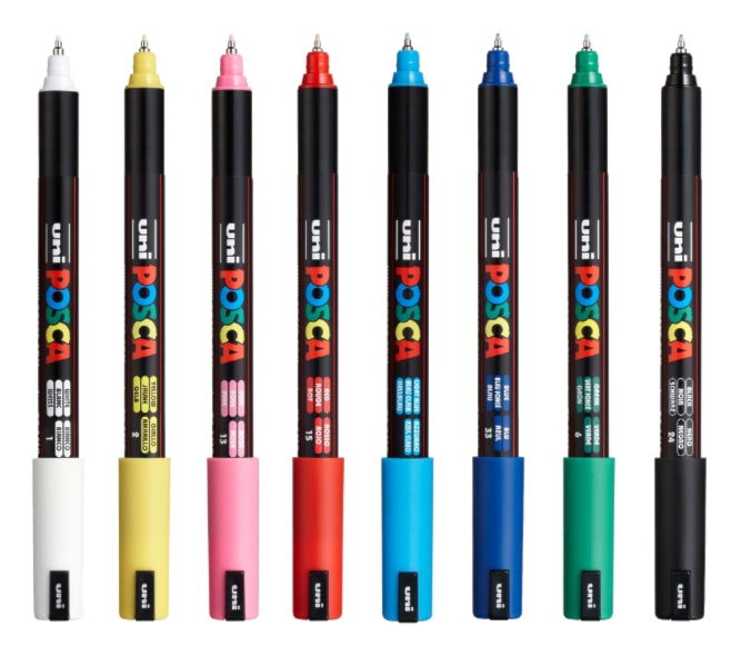 Posca Marker PC - 1MR Ultra Fine Bullet Tip
