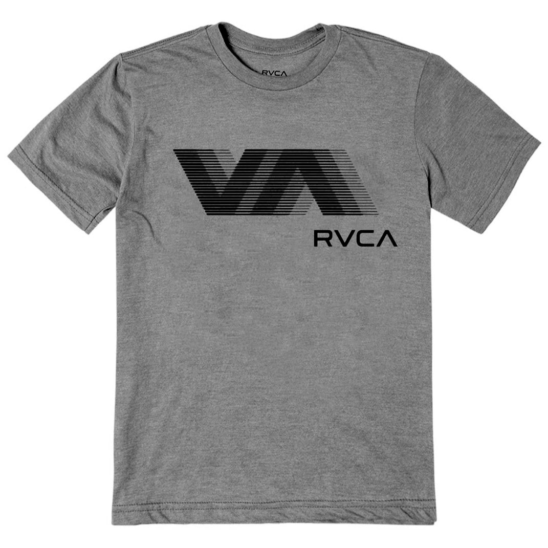 RVCA Mens VA RVCA Blur Ss Tee Grey Noise