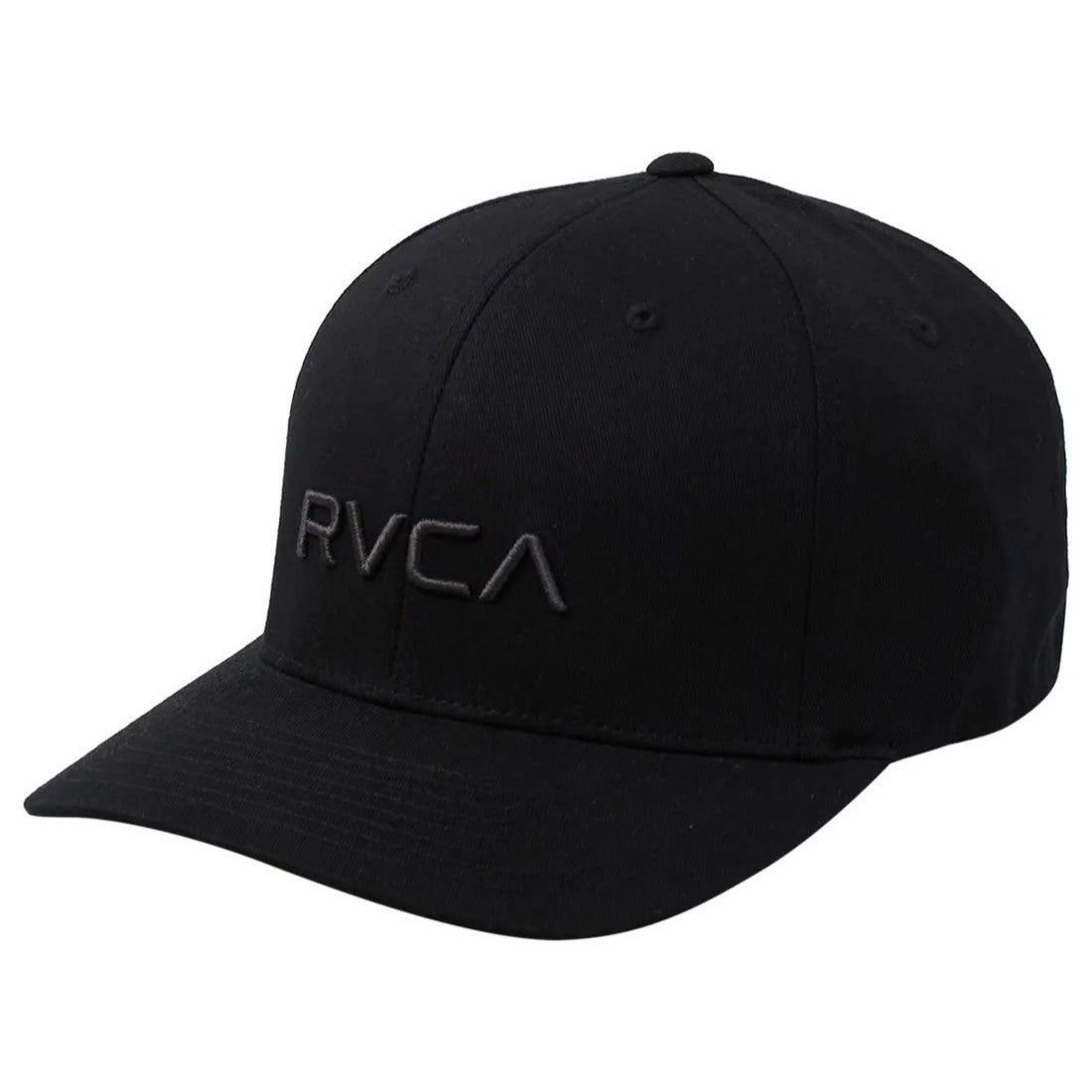 RVCA Mens Flex Fit Cap Black