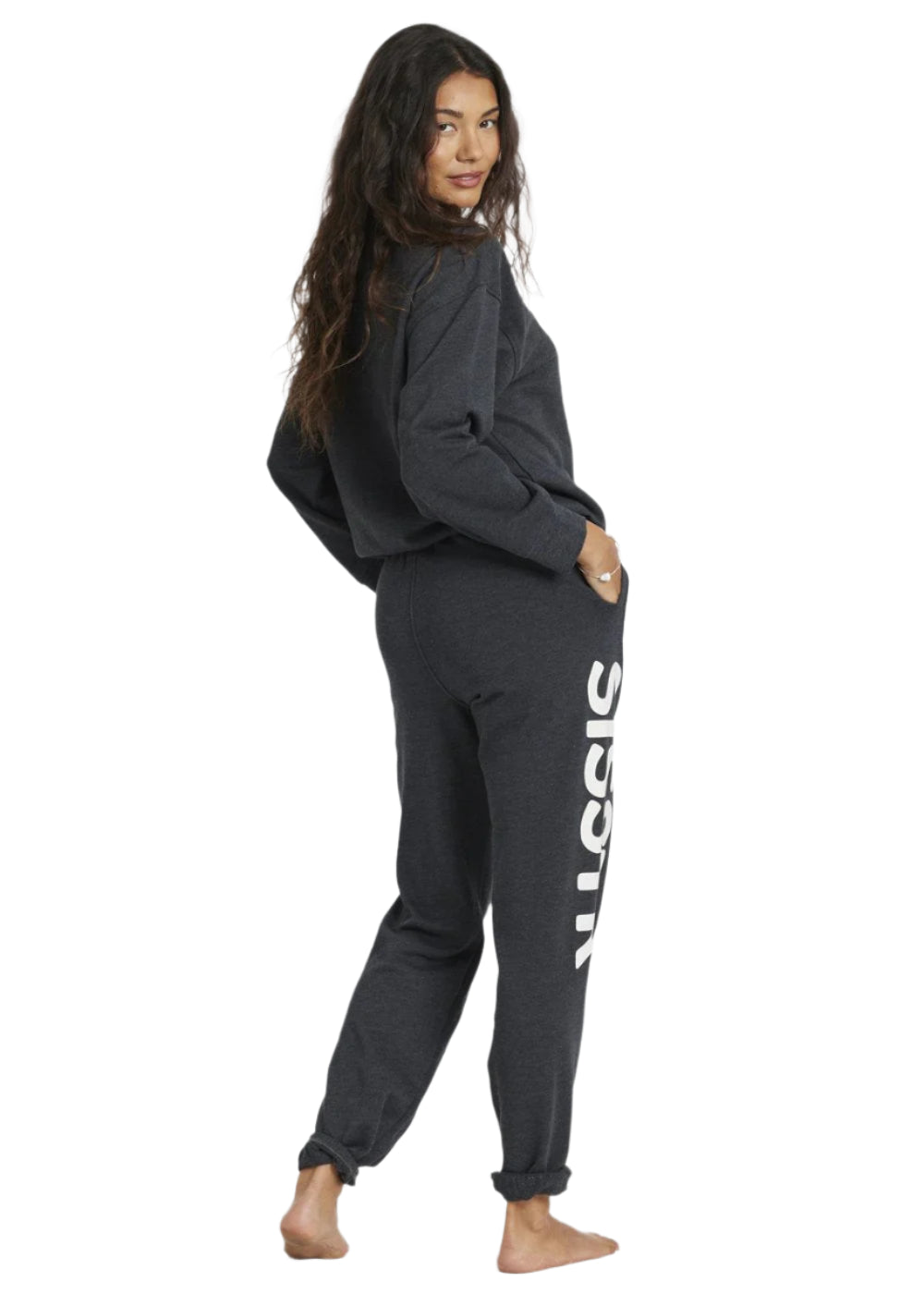 Sisstr Womens Happiness Awaits Ls Crew Fleece