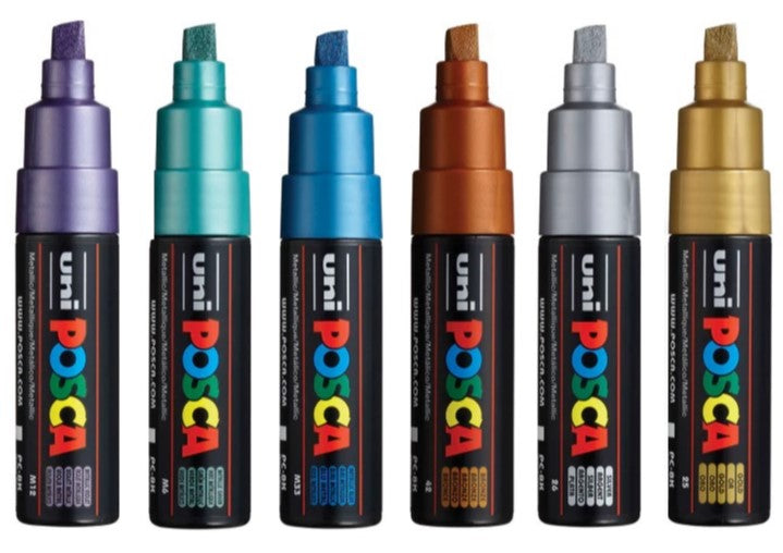 Posca Marker PC - 8K Broad Chisel Tip