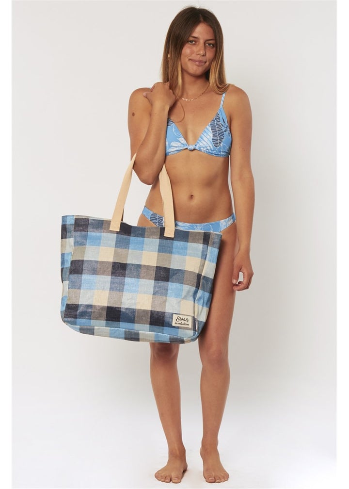 Sisstr Beach Plaid Tote