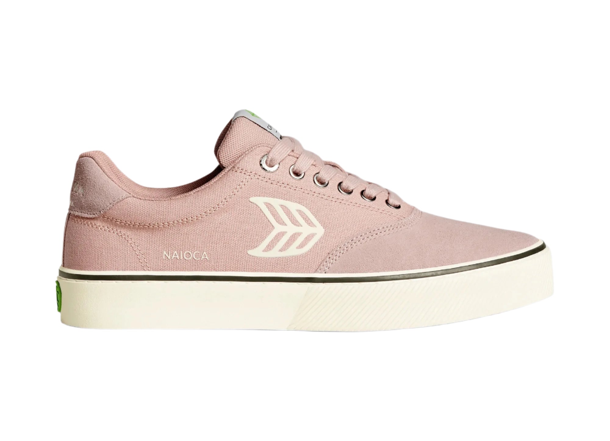 Cariuma NAIOCA Skate Rose Suede and Canvas Ivory