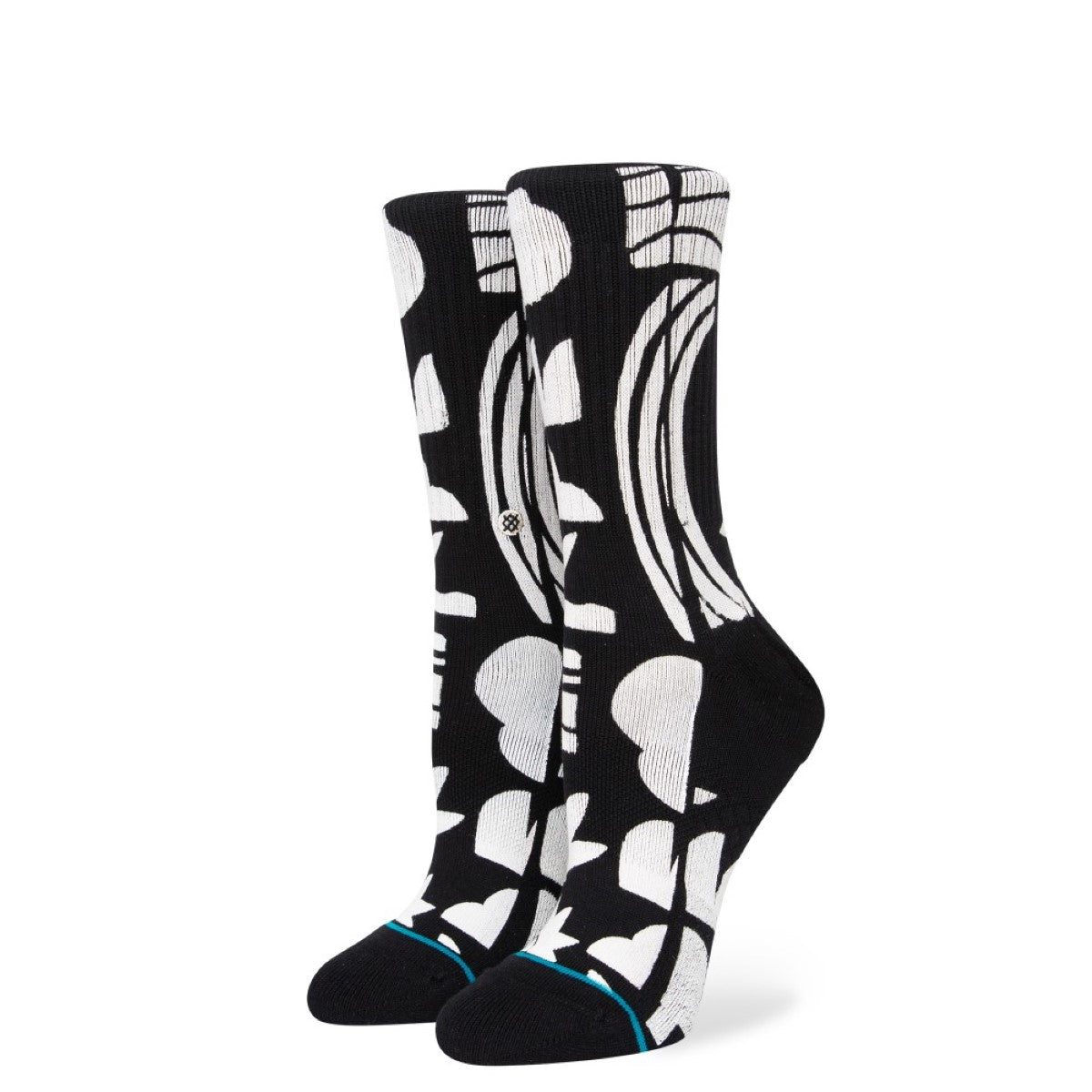 Stance Womens Cut It Out Crew Socks Black