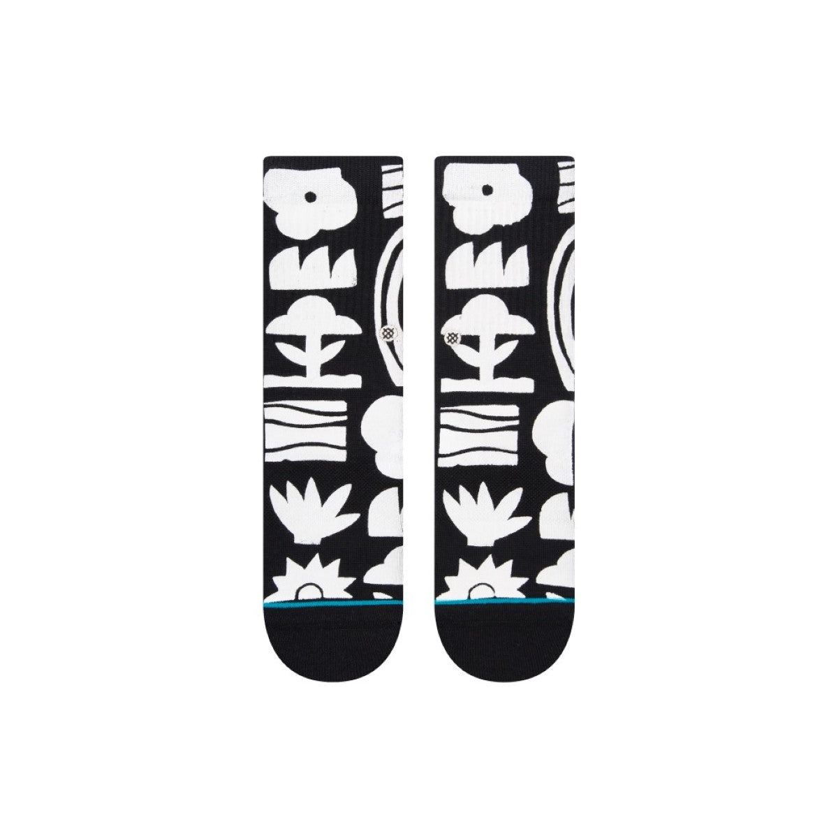 Stance Womens Cut It Out Crew Socks Black