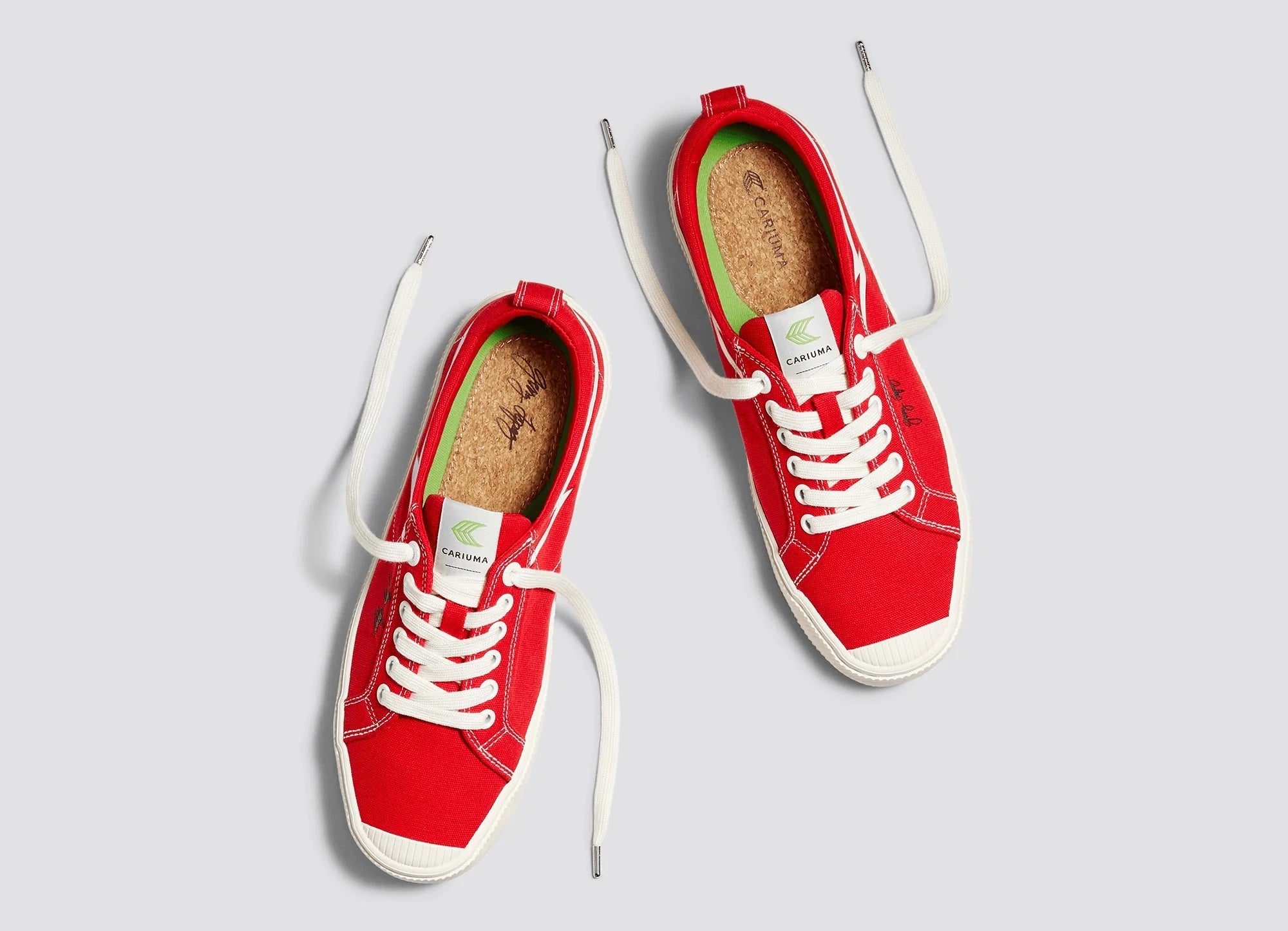 Cariuma OCA Low Gerry Lopez Red Canvas Sneaker