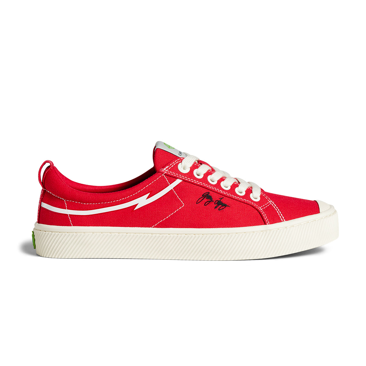 Cariuma OCA Low Gerry Lopez Red Canvas Sneaker