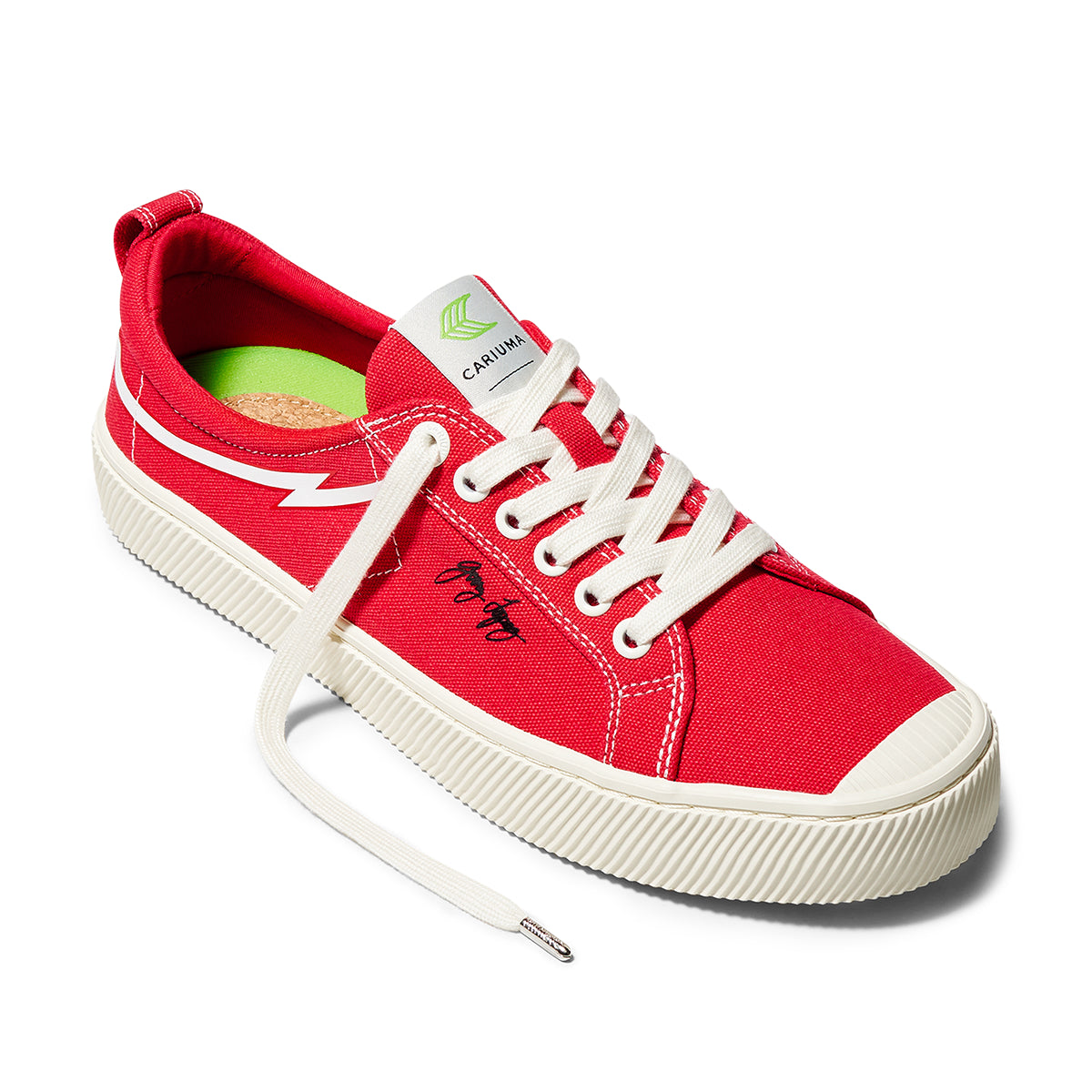 Cariuma OCA Low Gerry Lopez Red Canvas Sneaker