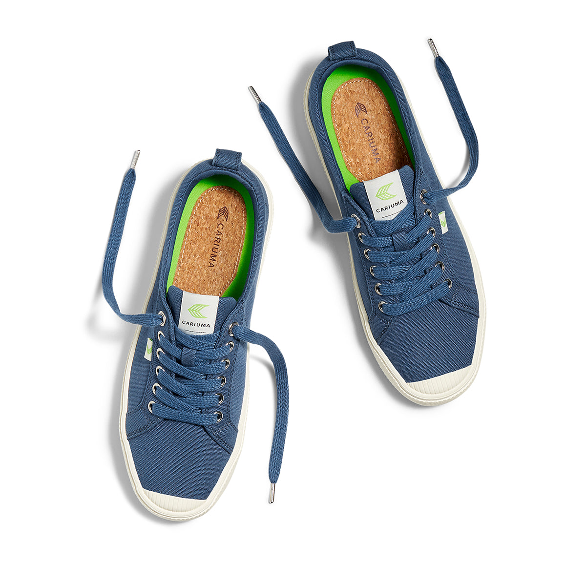 Cariuma OCA Low Shadow Blue Canvas Sneaker