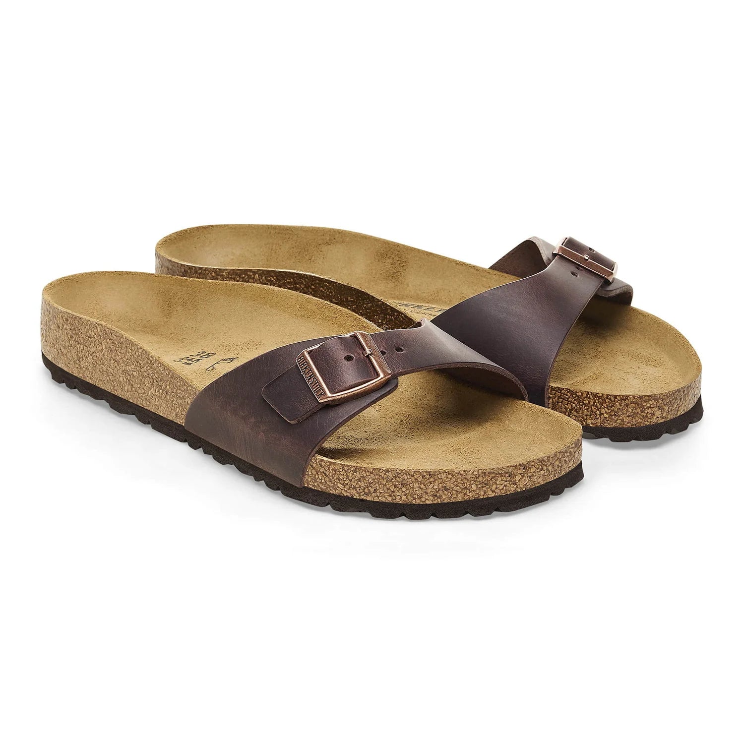 Birkenstock Madrid Birko-Flor Narrow Dark Brown
