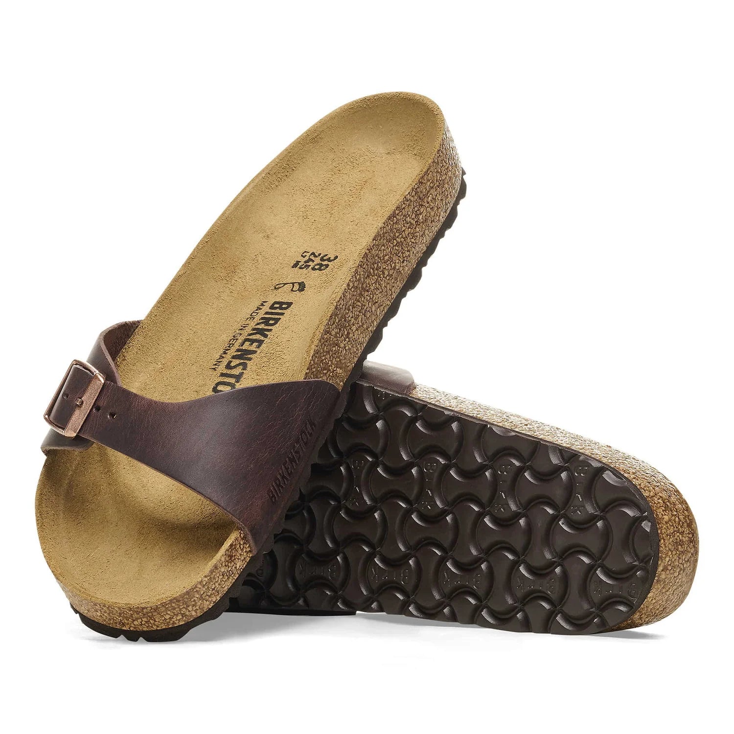 Birkenstock Madrid Birko-Flor Narrow Dark Brown