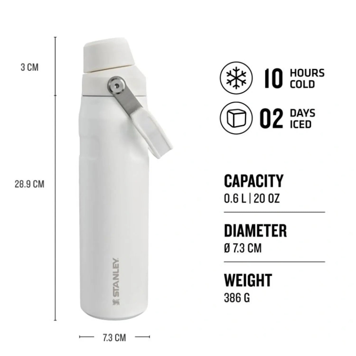 Stanley The Aerolight Iceflow Water Bottle Frost