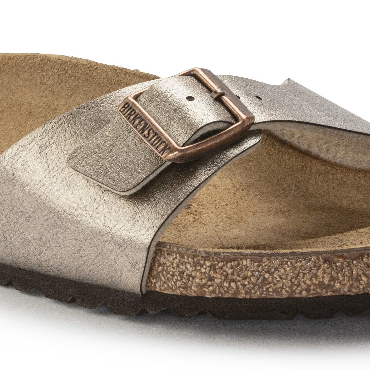 Birkenstock Unisex Madrid Birko-Flor Narrow Taupe