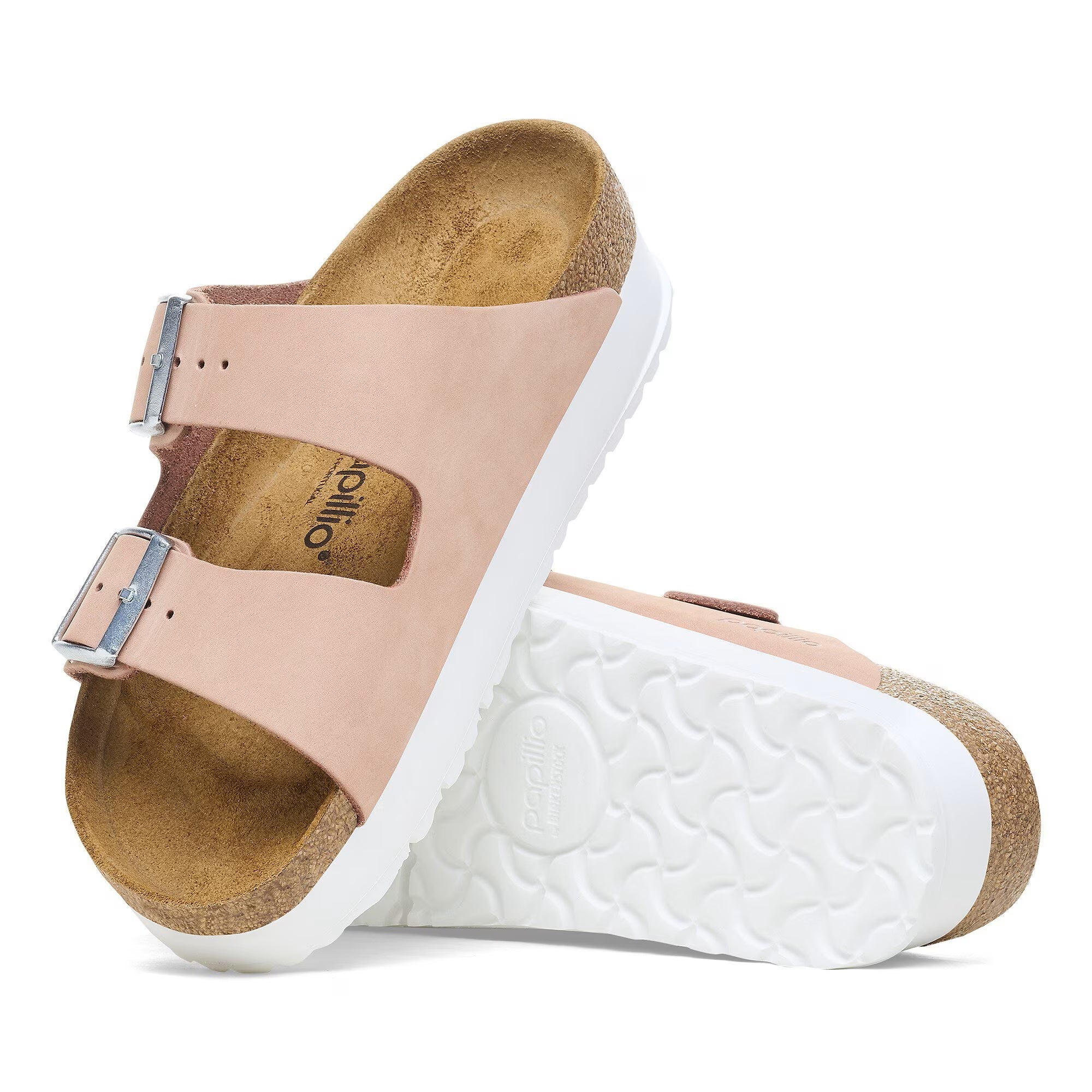Birkenstock Arizona Platform Flex Nubuck Leather N