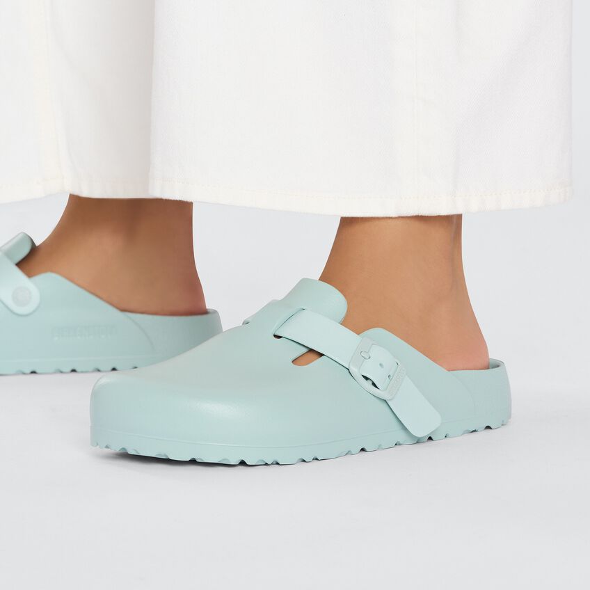 Birkenstock Unisex Boston EVA Narrow Surf Green – The Store