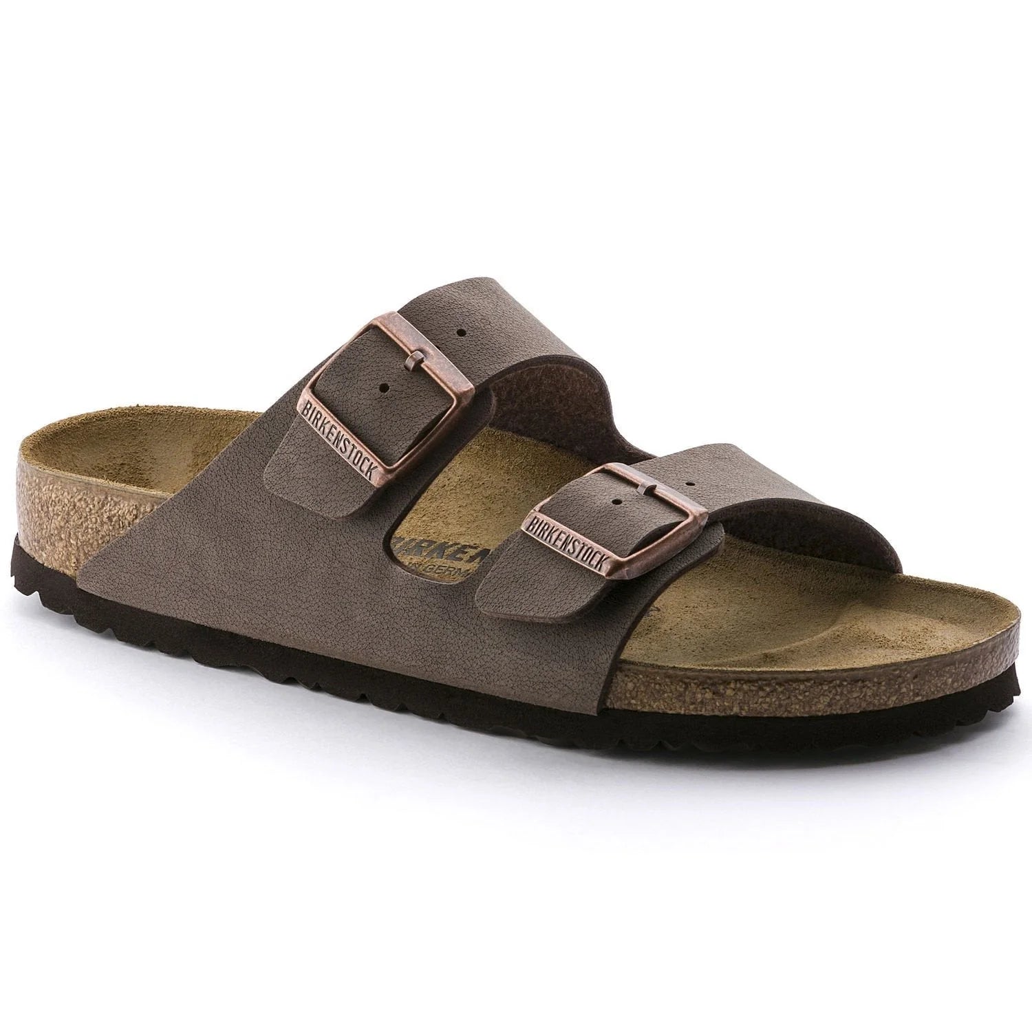 Birkenstock Unisex Arizona Birko-Flor Narrow Mocca