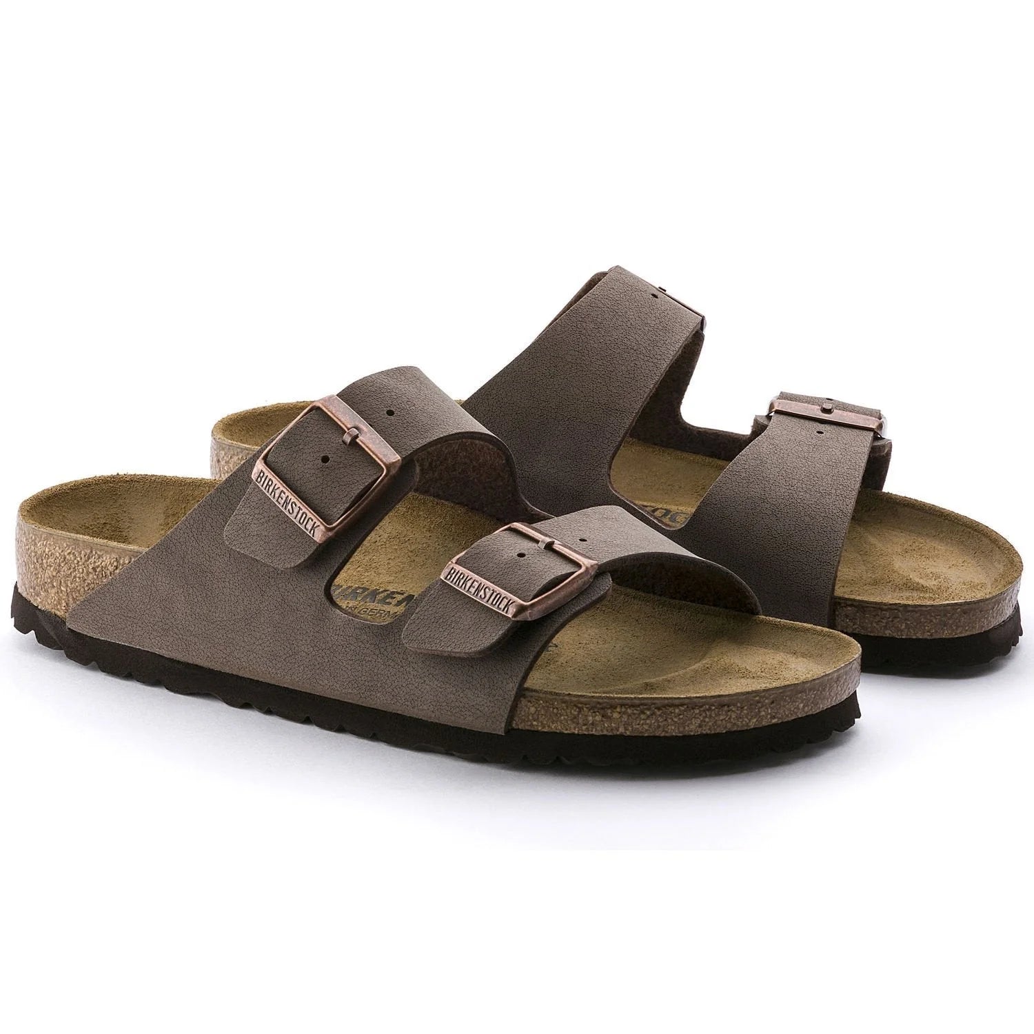 Birkenstock Unisex Arizona Birko-Flor Narrow Mocca