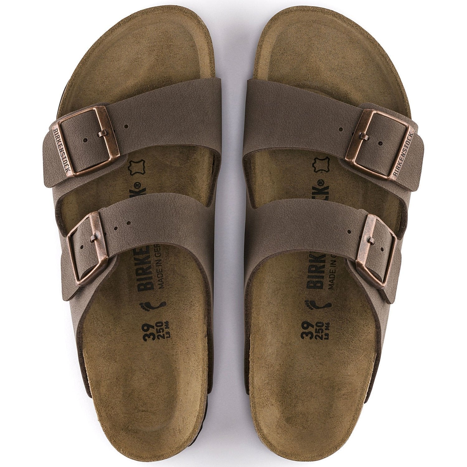 Birkenstock Unisex Arizona Birko-Flor Narrow Mocca