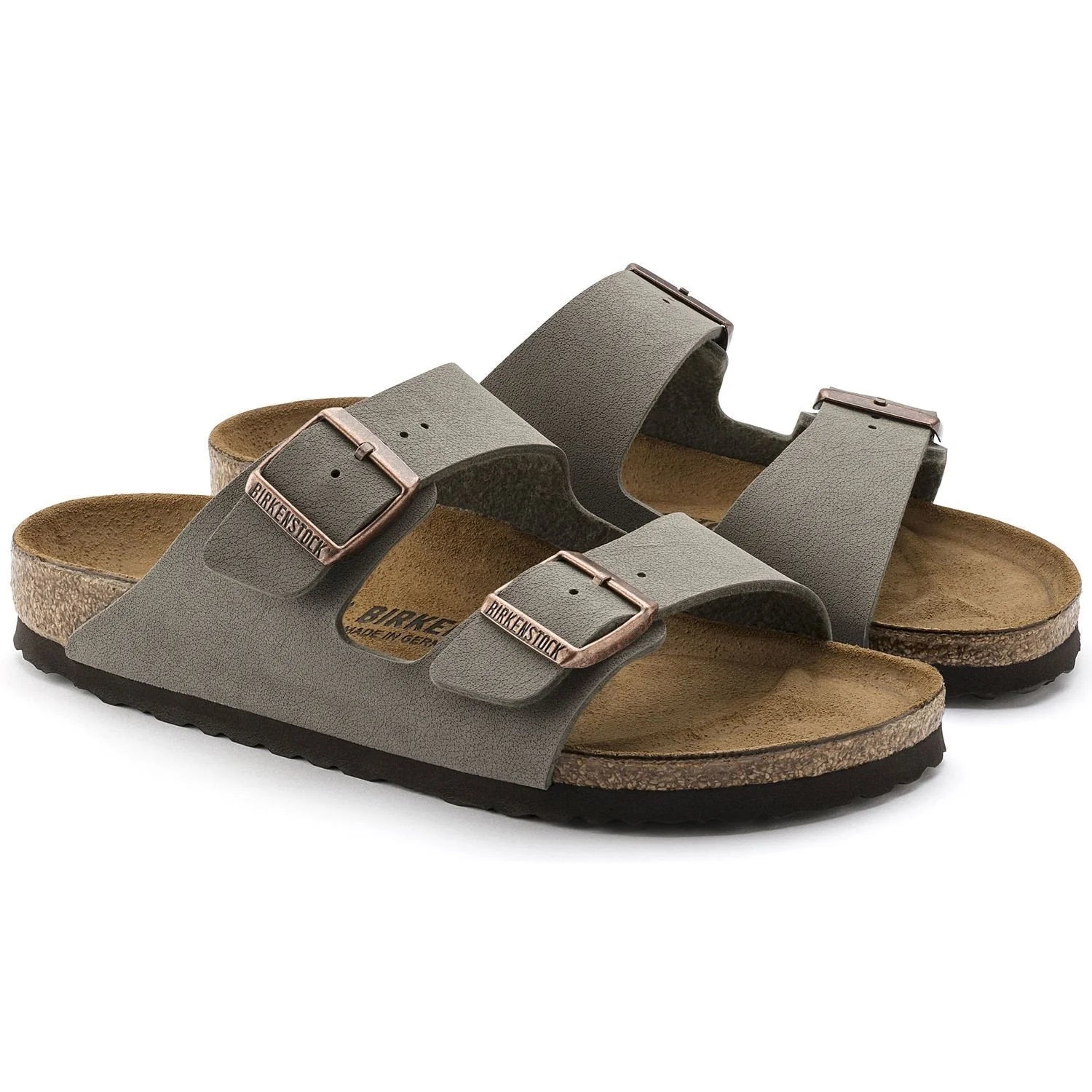 Birkenstock Arizona Birko-Flor Birki Narrow Stone