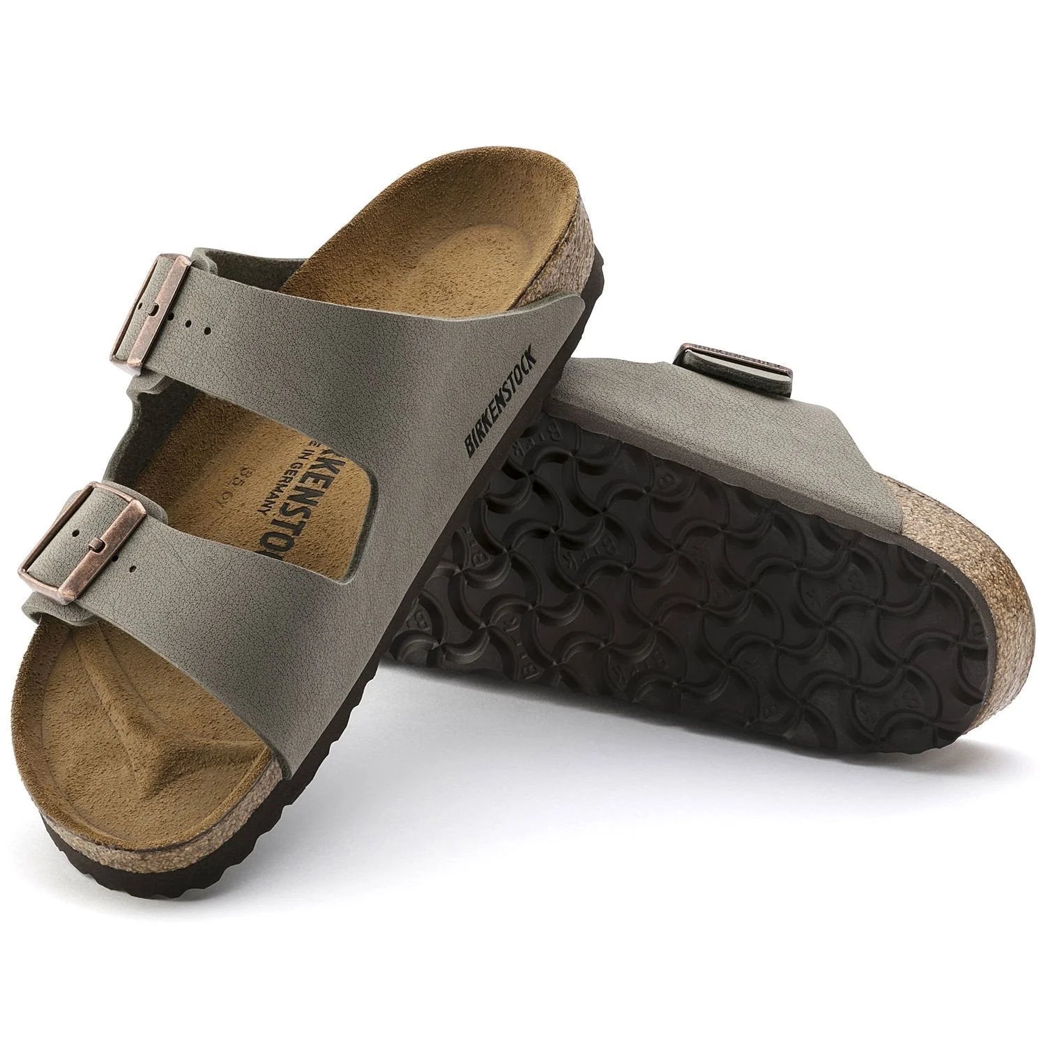 Birkenstock Arizona Birko-Flor Birki Narrow Stone