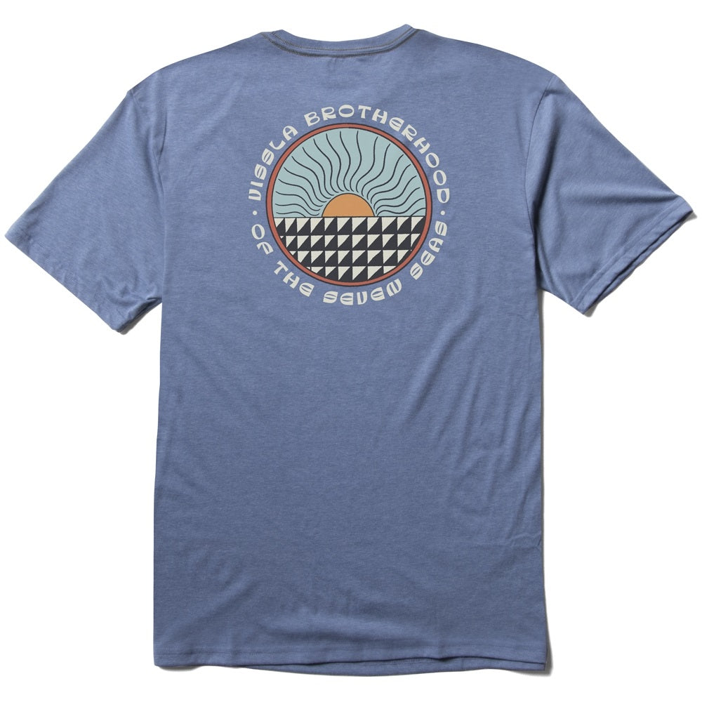 Vissla Mens Surf Check Comp Lite Eco Performance Tee