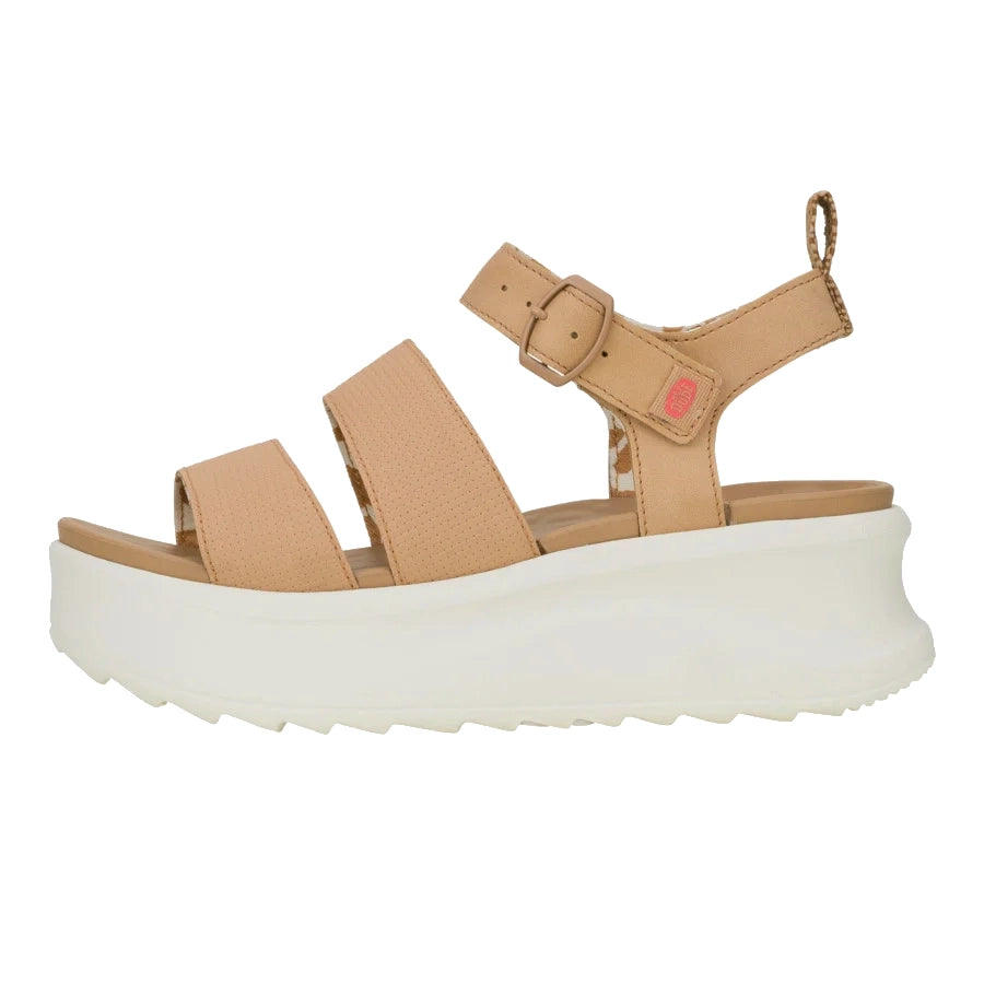 Hey Dude Womens Delray Buckle Classic Tan