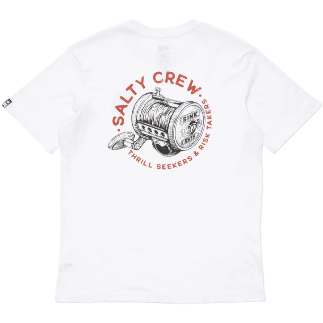 Salty Crew Mens Reel Good Premium Ss Tee White