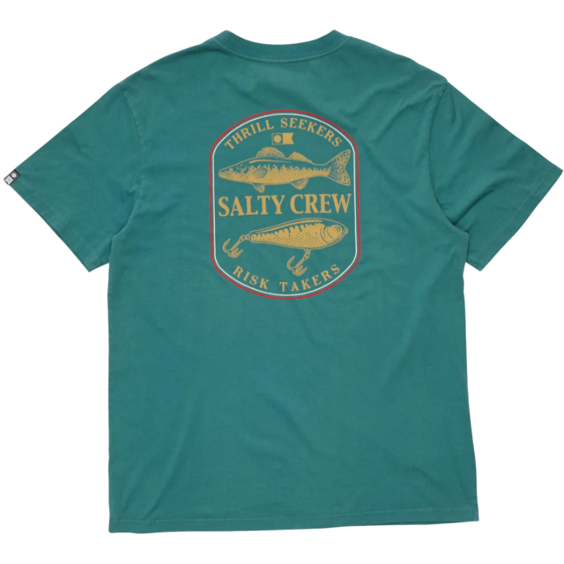 Salty Crew Mens Baited Classic Ss Tee Teal
